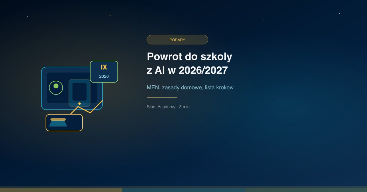 Jak przygotować dziecko na powrót do szkoły z AI